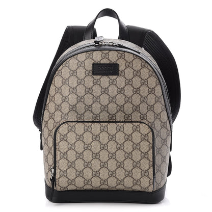 Gucci GG Supreme Monogram Small Eden Day Backpack Black 1 of 9