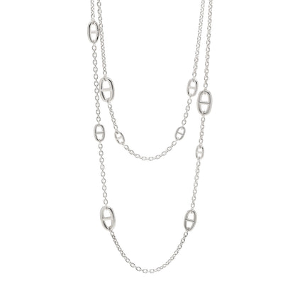 Hermes Sterling Silver Farandole Necklace 120 1 of 7