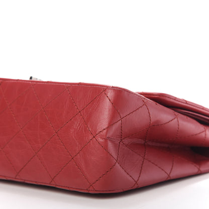 Chanel Aged Calfskin Quilted 2.55 Reissue 227 Flap Red 7 of 10