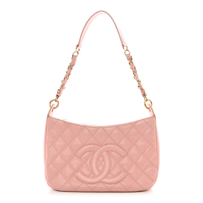 Chanel Caviar Quilted Timeless CC Shoulder Bag Pink 1 of 31