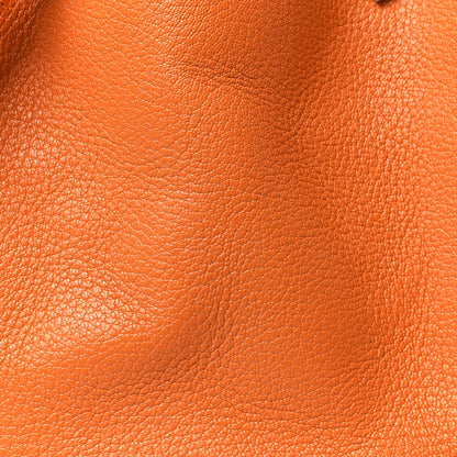 MCM Goatskin Milano Mini Drawstring Bag Orange 7 of 9