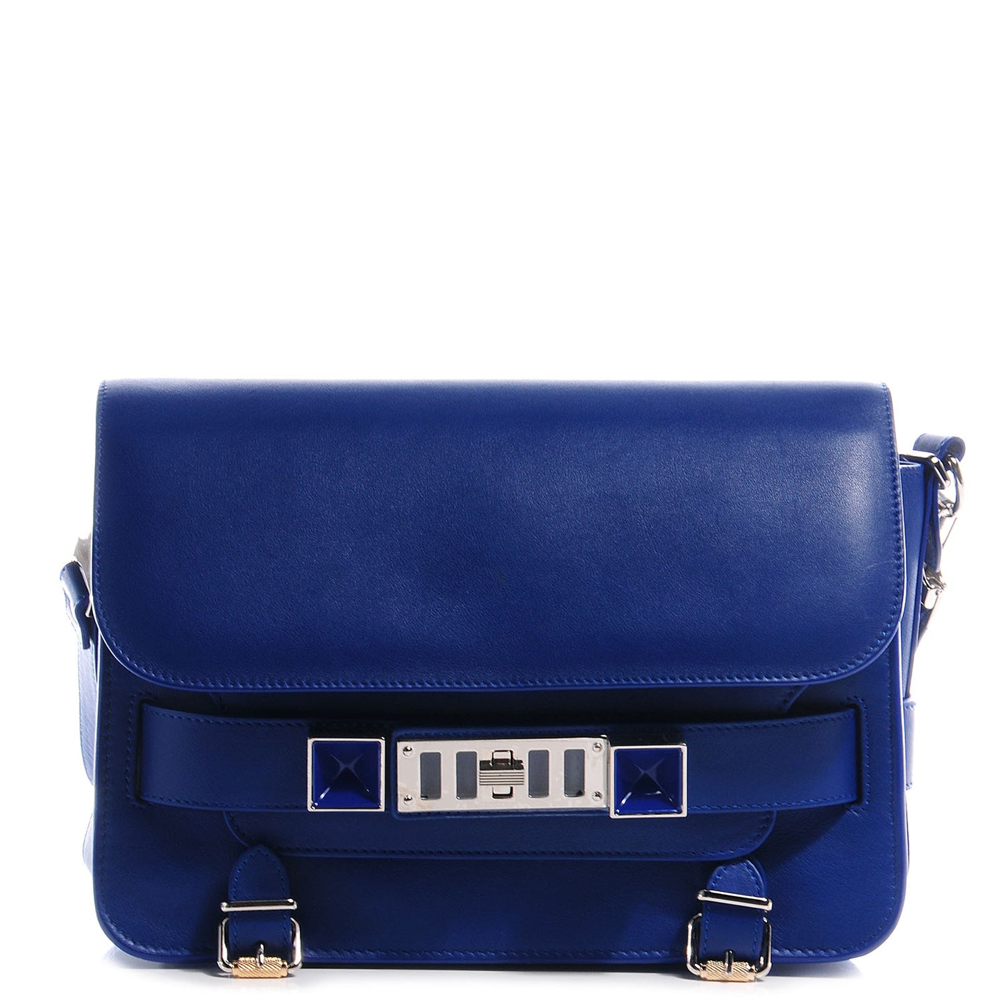 Smooth Calf PS11 Classic Shoulder Bag Royal Blue