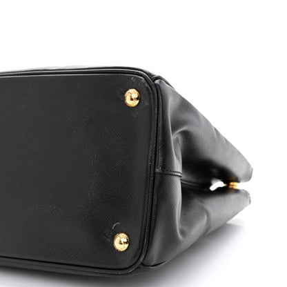 Prada Saffiano Medium Galleria Double Zip Tote Black 10 of 10