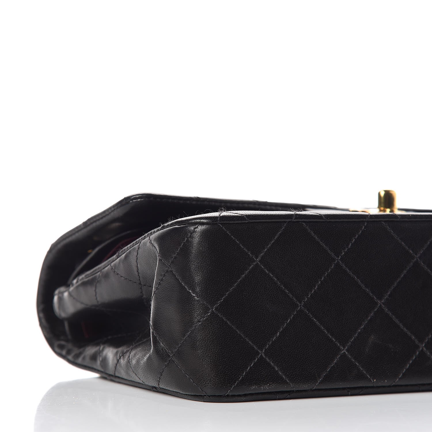 Chanel Lambskin Quilted Small Double Flap Black 5 of 9