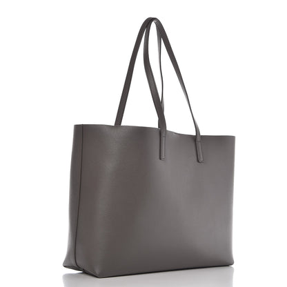 Saint Laurent Calfskin Large Shopping Tote Dark Grey 4 of 12