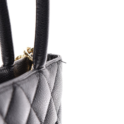 Chanel Caviar Quilted Medallion Tote Black 13 of 13