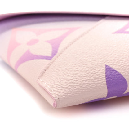 Louis Vuitton Monogram Giant Spring In The City Kirigami Pochette Set Sunrise Pastel Midnight Fuchsia Sunset Kaki 8 of 9