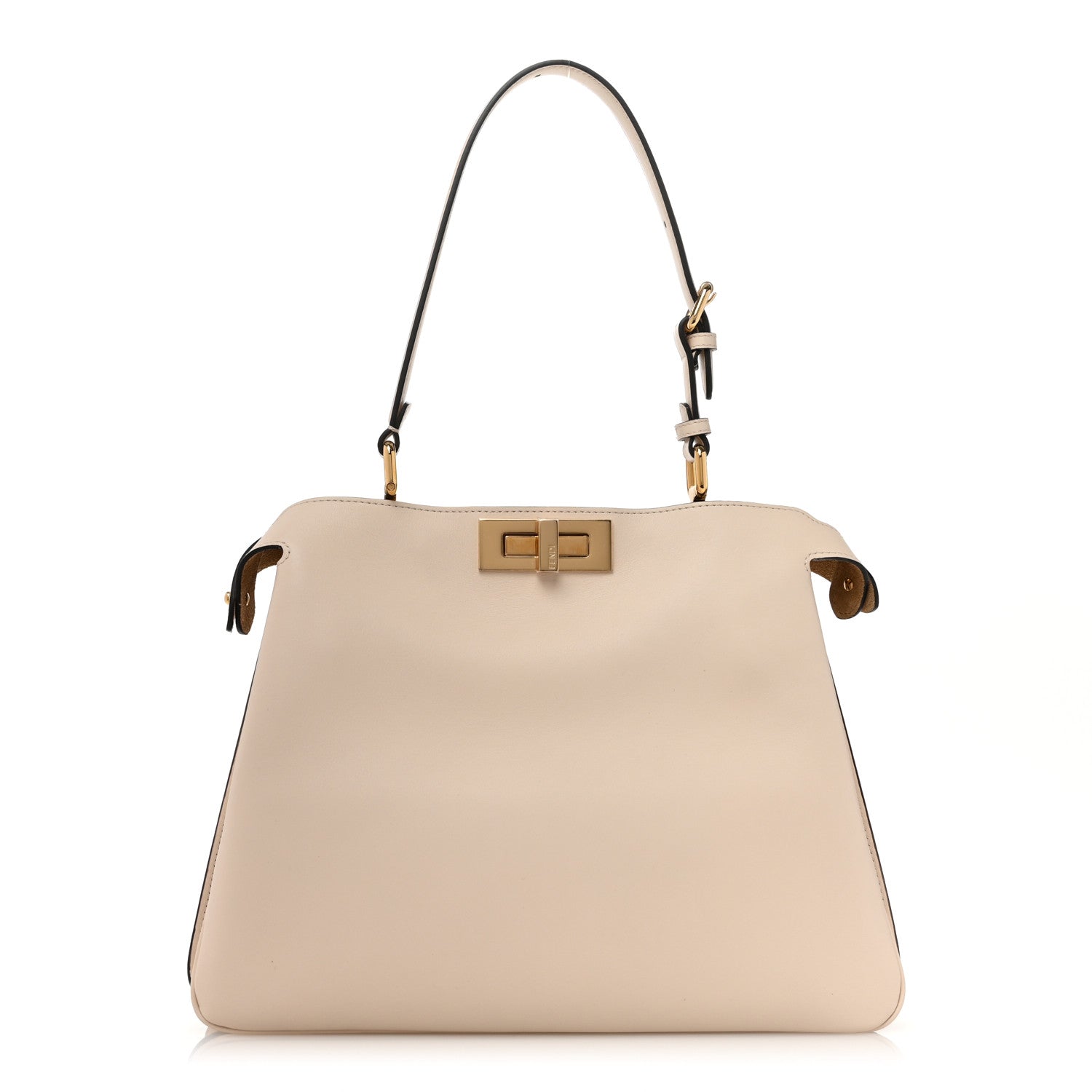 Fendi Vitello Medium Soft Peekaboo Camelia 1 of 10
