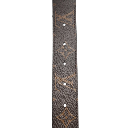 Louis Vuitton Calfskin Monogram 30mm LV Initiales Reversible Belt 75 30 Black 6 of 7