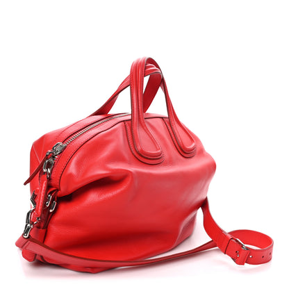 Givenchy Waxed Calfskin Micro Nightingale Medium Red 3 of 9