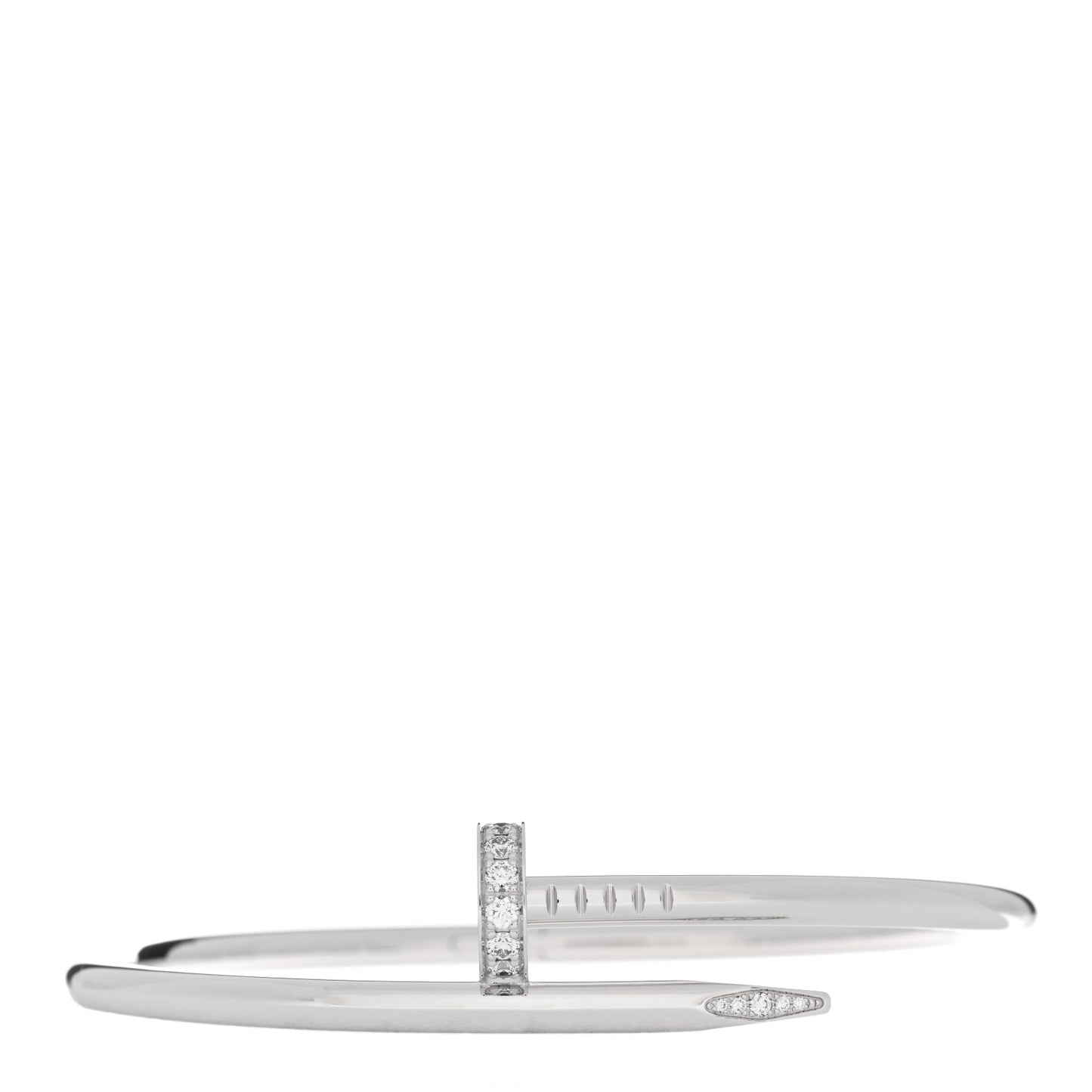 18K White Gold Diamond Juste Un Clou Bracelet 18