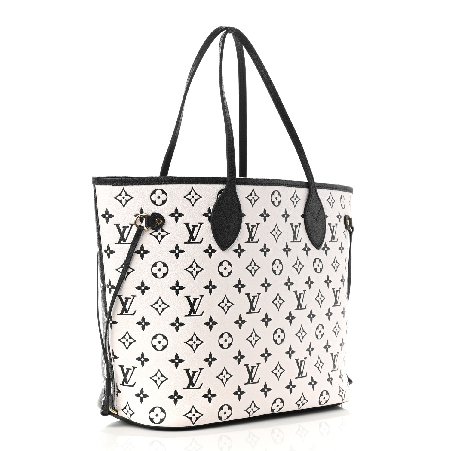 Louis Vuitton Empreinte Spring In The City Neverfull MM Black White Pink 3 of 9