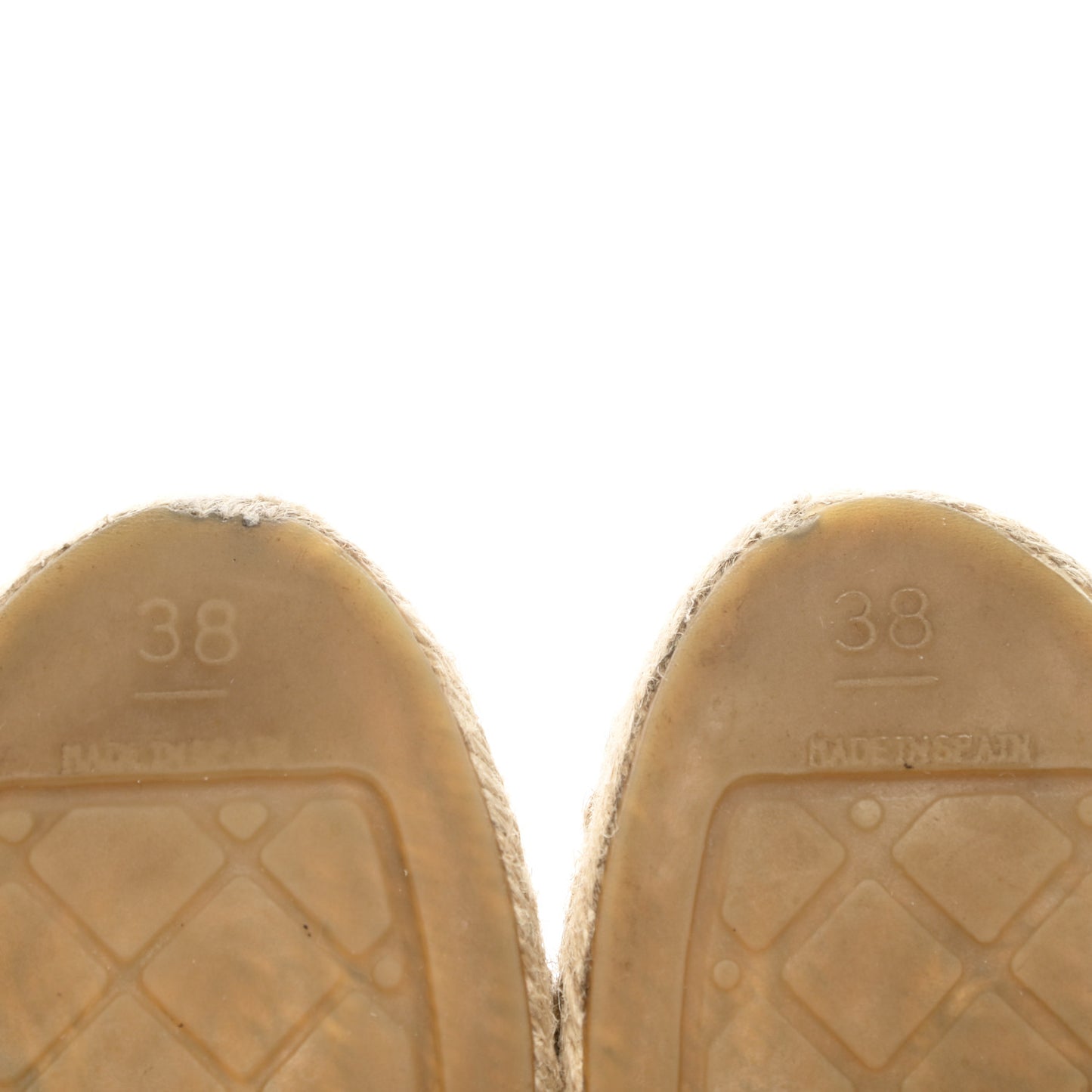Lambskin CC Espadrilles 38 Black