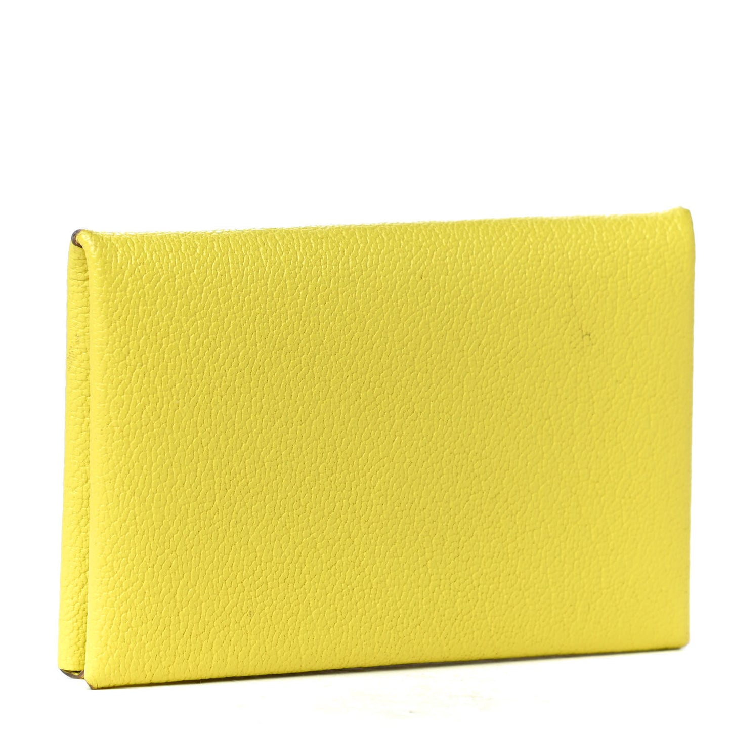 Chevre Mysore Calvi Card Case Lime