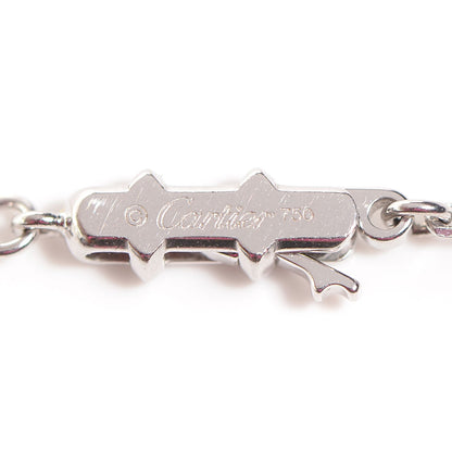 Cartier 18K White Gold Diamond Screwdriver Pendant Necklace 5 of 10