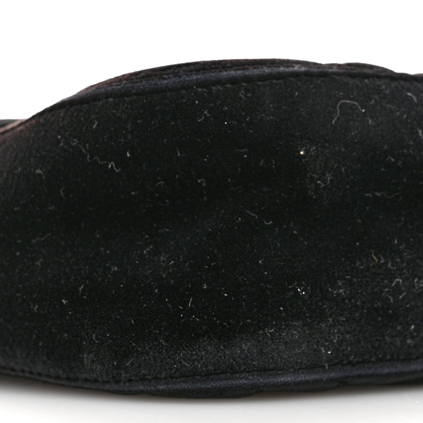 Velvet Matelasse Mini GG Marmont Shoulder Bag Black