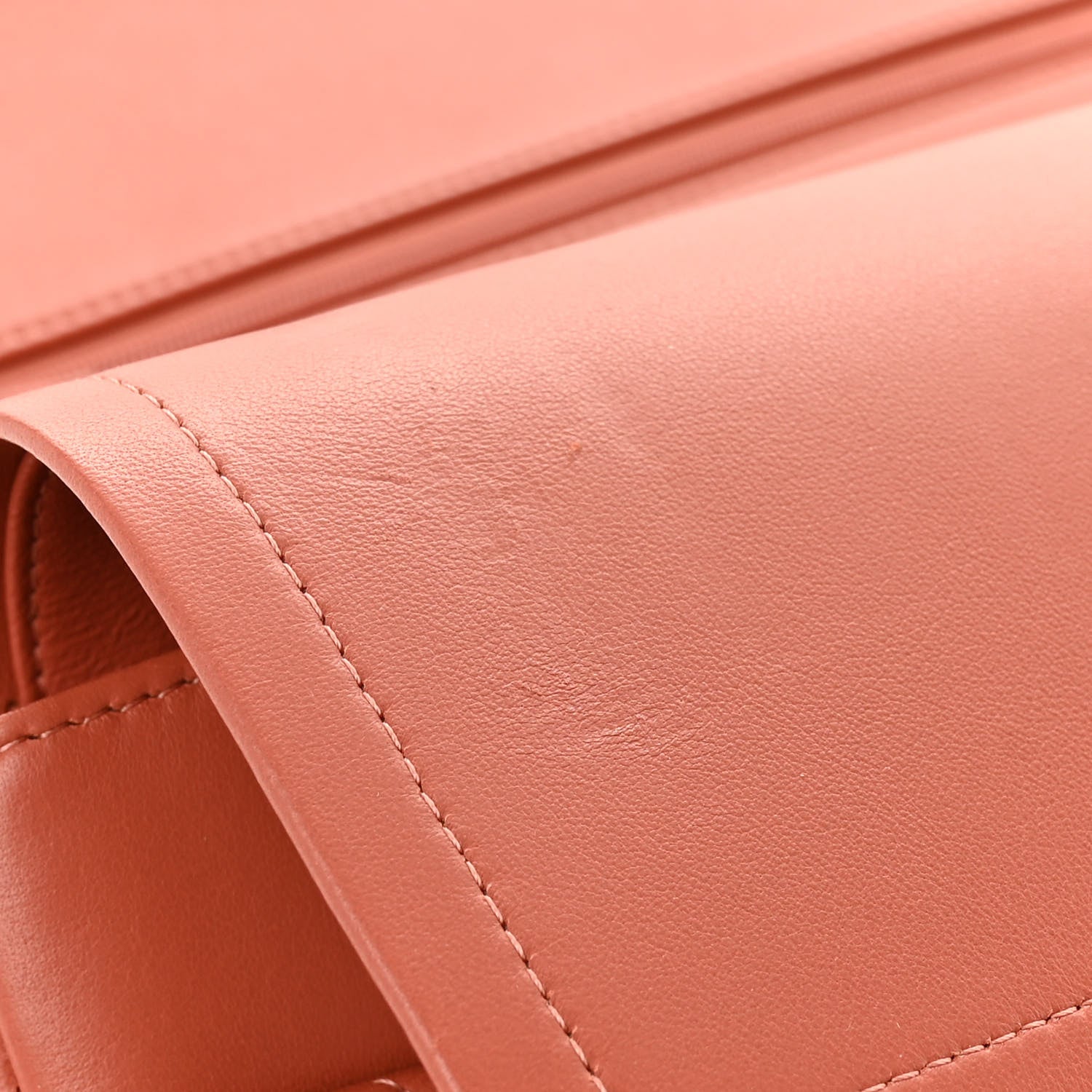 Chanel Lambskin Quilted Jumbo Double Flap Orange 11 of 11