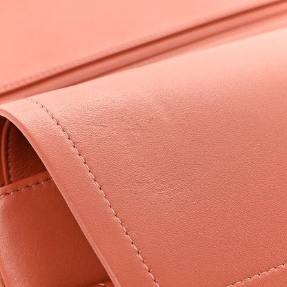Chanel Lambskin Quilted Jumbo Double Flap Orange 11 of 11