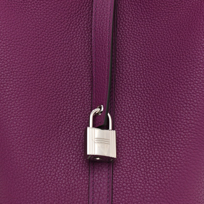 Hermes Taurillon Maurice Picotin Lock 18 PM Anemone 8 of 9
