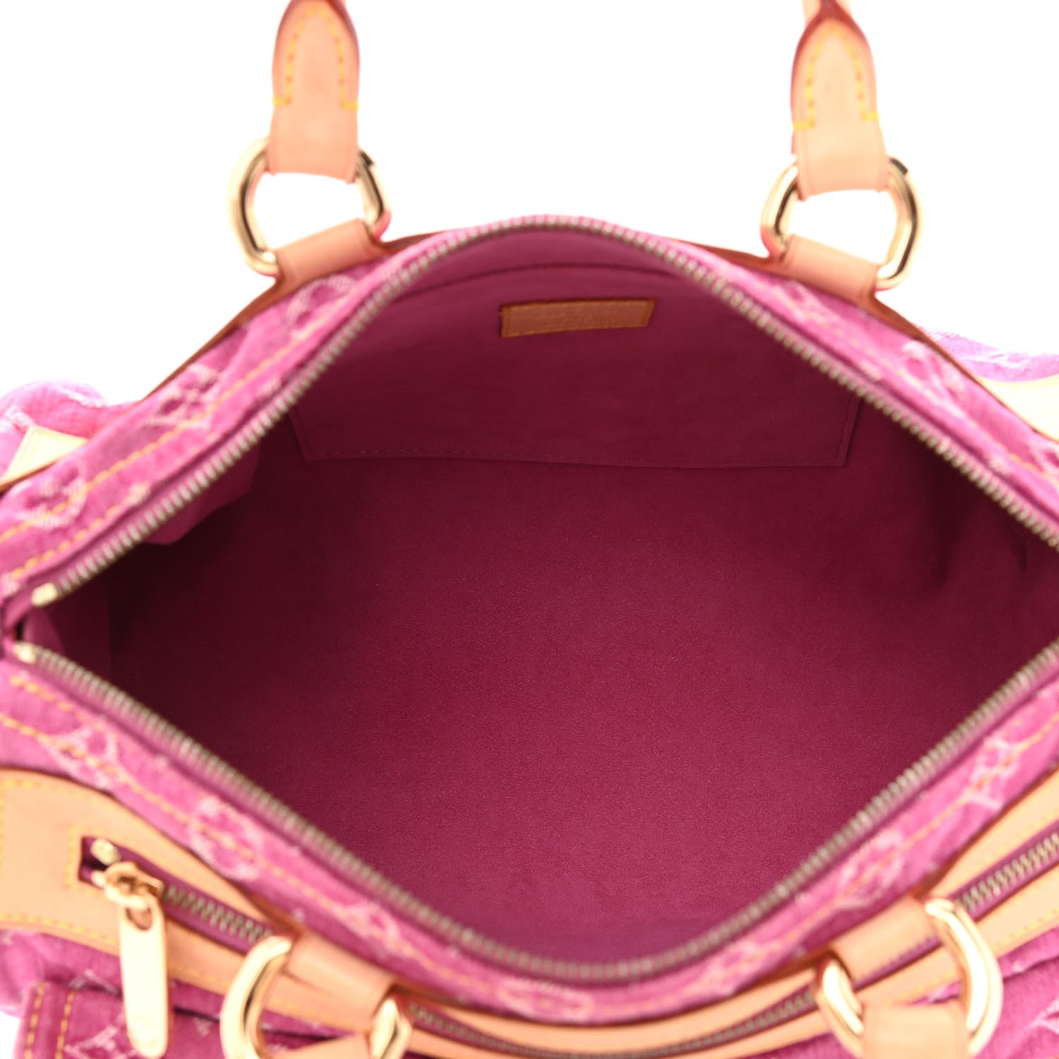 Louis Vuitton Monogram Denim Neo Speedy Fuchsia 5 of 10