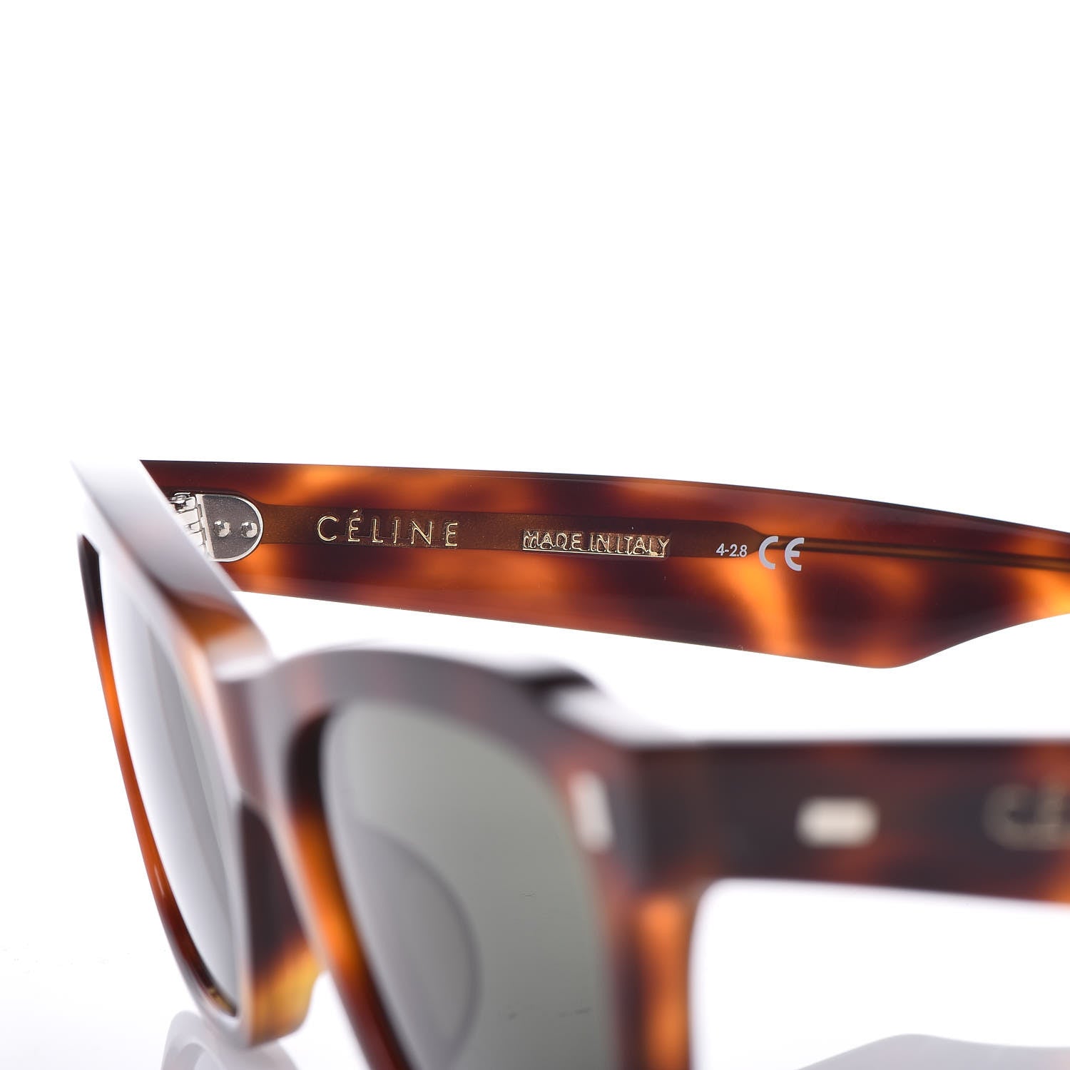 Celine Rectangular Cat Eye Sunglasses CL40058I Havana 5 of 6