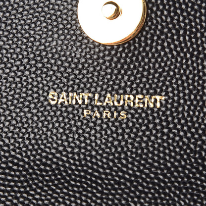 Saint Laurent Grain De Poudre Small Monogram Kate Satchel Black 7 of 9