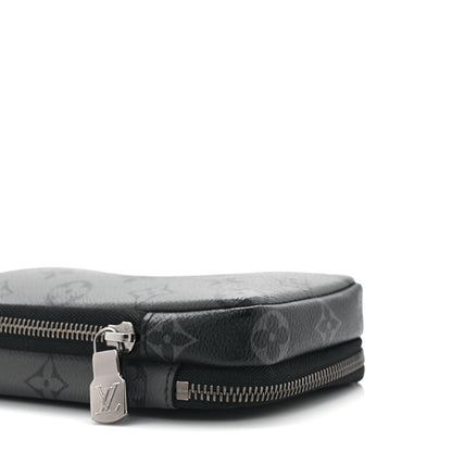 Louis Vuitton Monogram Eclipse Reverse Double Phone Pouch 8 of 10