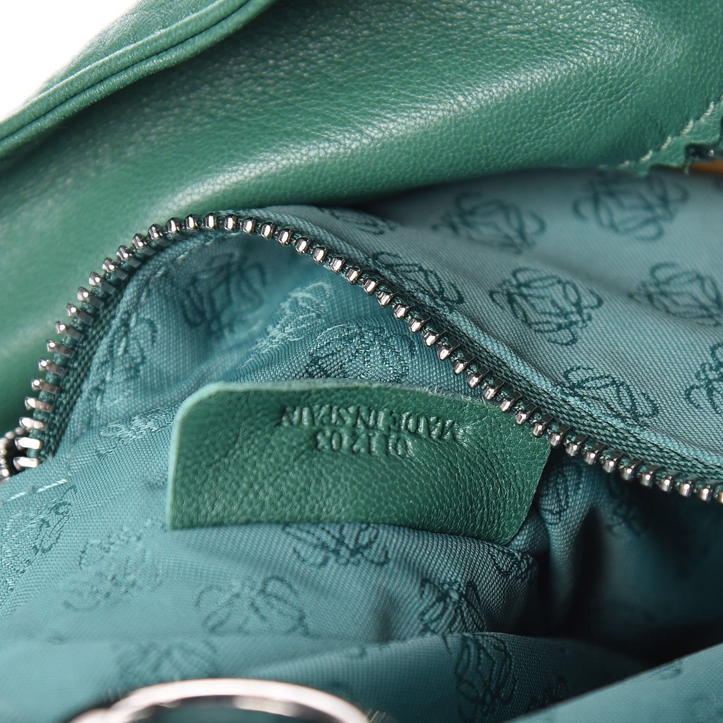 Calfskin Flamenco Shoulder Bag Green