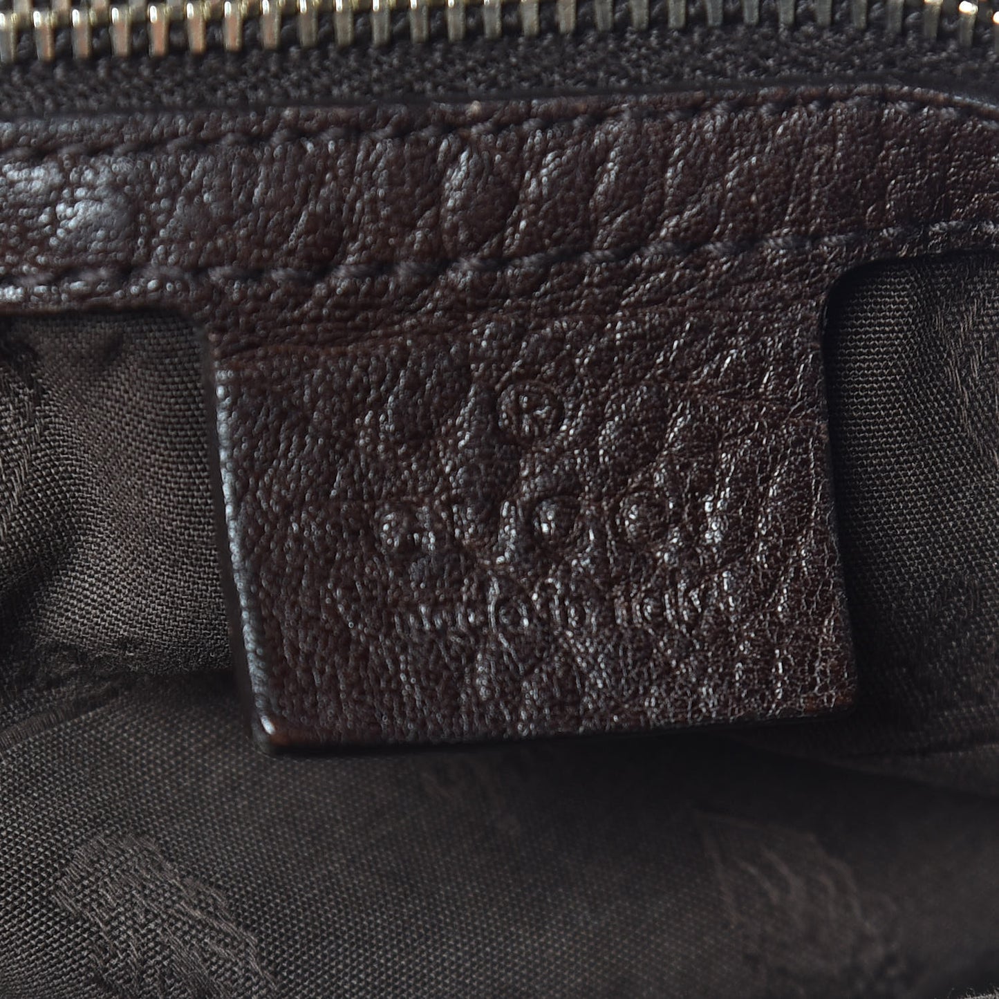 Monogram Medium Top Handle Bag Brown