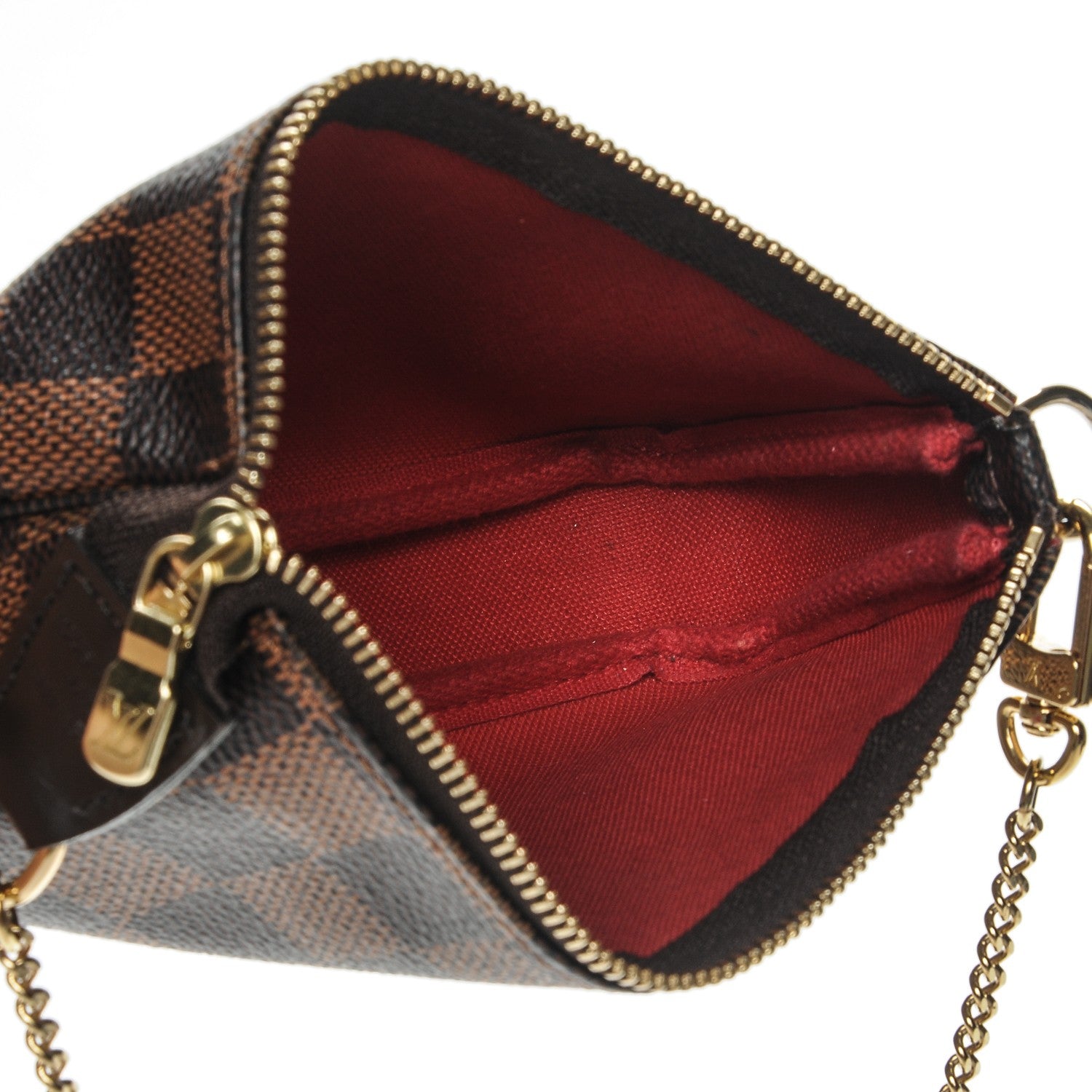 Louis Vuitton Damier Ebene Mini Pochette Accessories 5 of 6