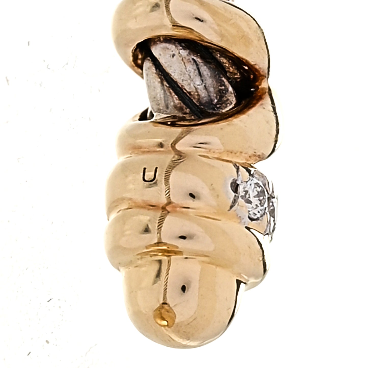 Sterling Silver 18K Yellow Gold Diamond Petite Helena Ring 56 7.5