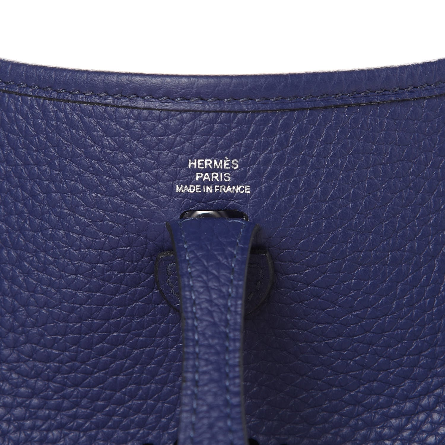 Hermes Taurillon Clemence Amazone Evelyne TPM Bleu Encre 7 of 12