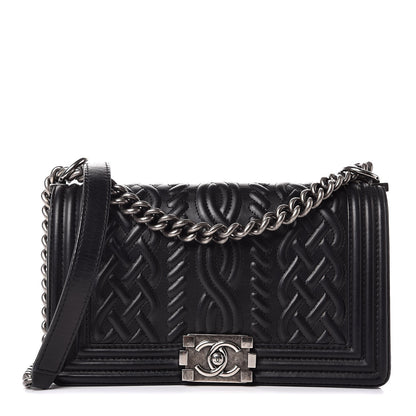 Chanel Lambskin Medium Celtic Boy Flap Black 1 of 6