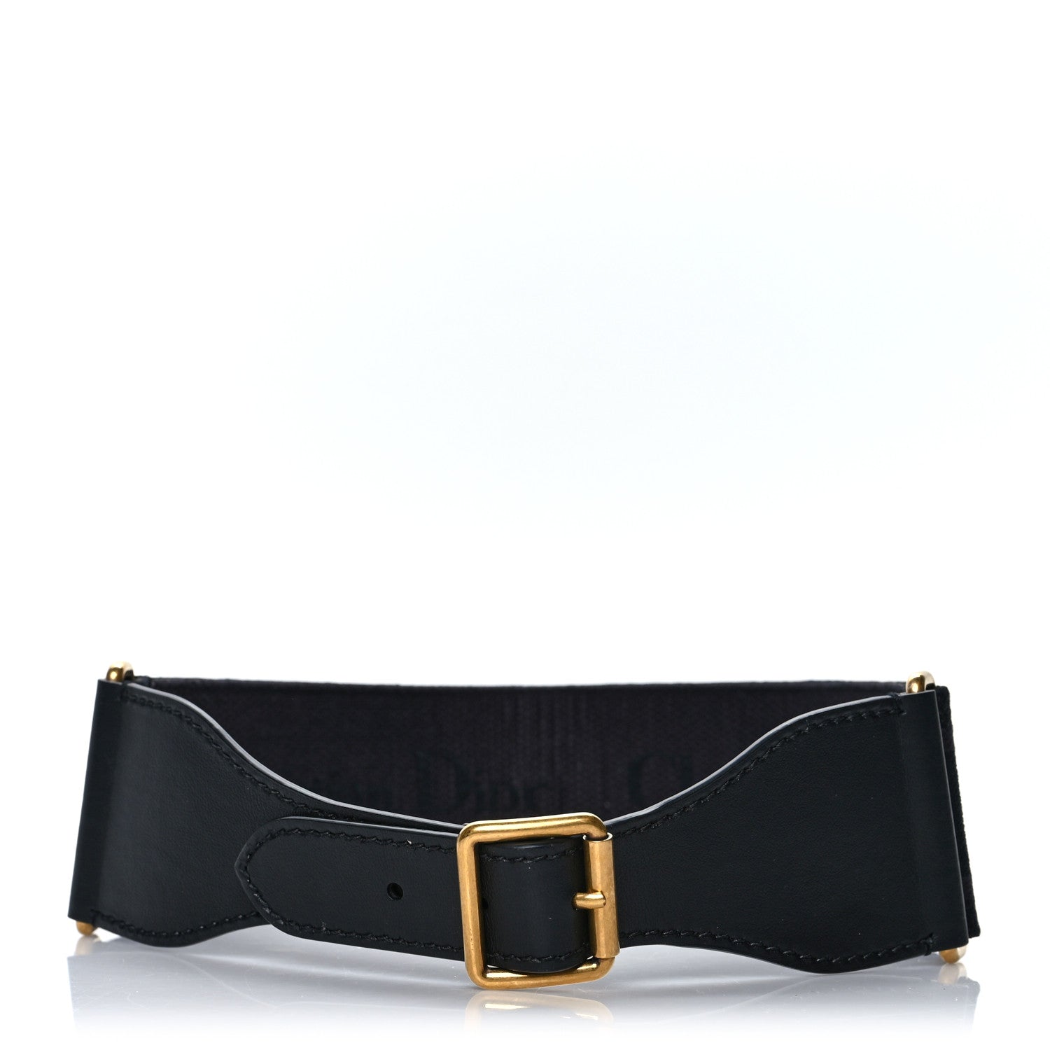 Christian Dior Canvas Embroidered Large Book Belt 75 30 Anthracite 2 of 4
