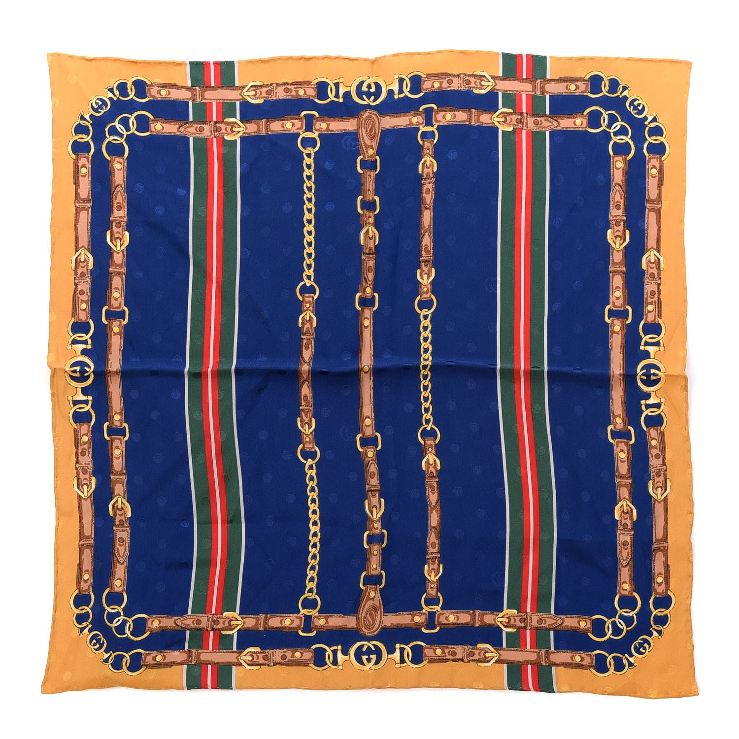 Gucci Silk Chain Square Scarf Multicolor 1 of 4
