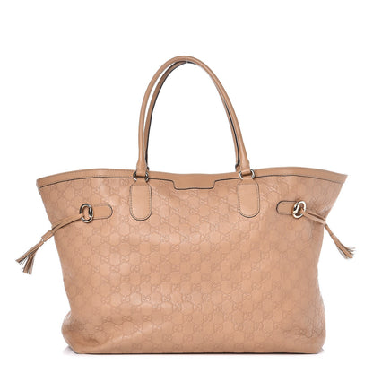 Gucci Guccissima Large Tassel Tote Beige 1 of 11