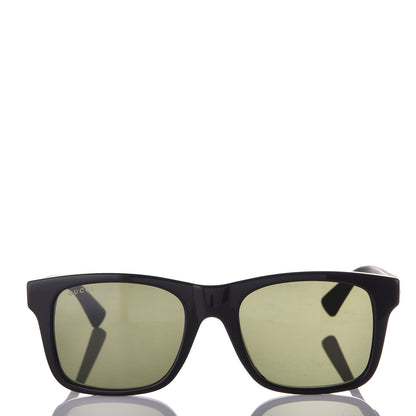 Gucci Square Frame Web Sunglasses GG0008S Black 2 of 9