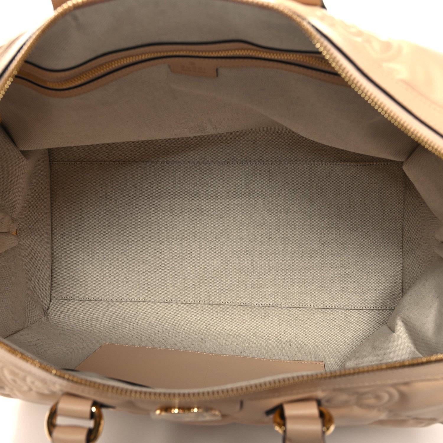Gucci Calfskin GG Matelasse Medium Duffle Bag Naturale 5 of 15
