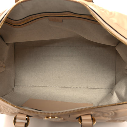 Gucci Calfskin GG Matelasse Medium Duffle Bag Naturale 5 of 15