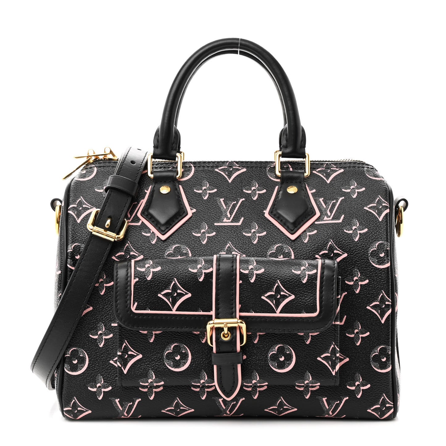 Monogram Fall for You Speedy Bandouliere 25 Black