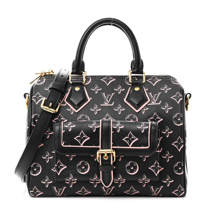 Louis Vuitton Monogram Fall for You Speedy Bandouliere 25 Black 1 of 14