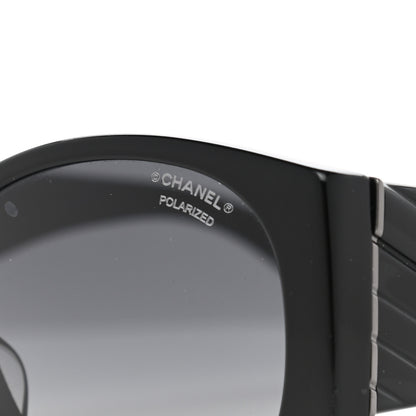 Chanel Oval Sunglasses 5411-A Black 5 of 8