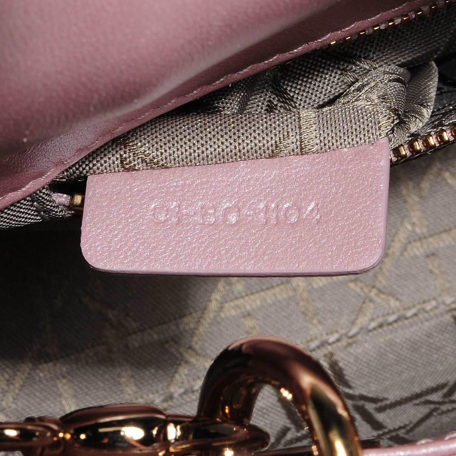 Christian Dior Lambskin Cannage Micro Lady Dior Light Pink 7 of 8