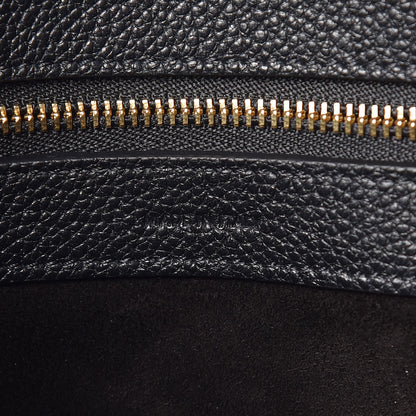 Celine Soft Grained Calfskin Small Belt Cabas Phantom Black 7 of 11