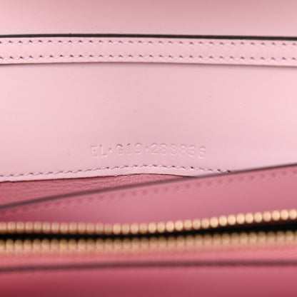 Bulgari Calfskin Serpenti Forever Chain Wallet Flamingo Topaz 7 of 8