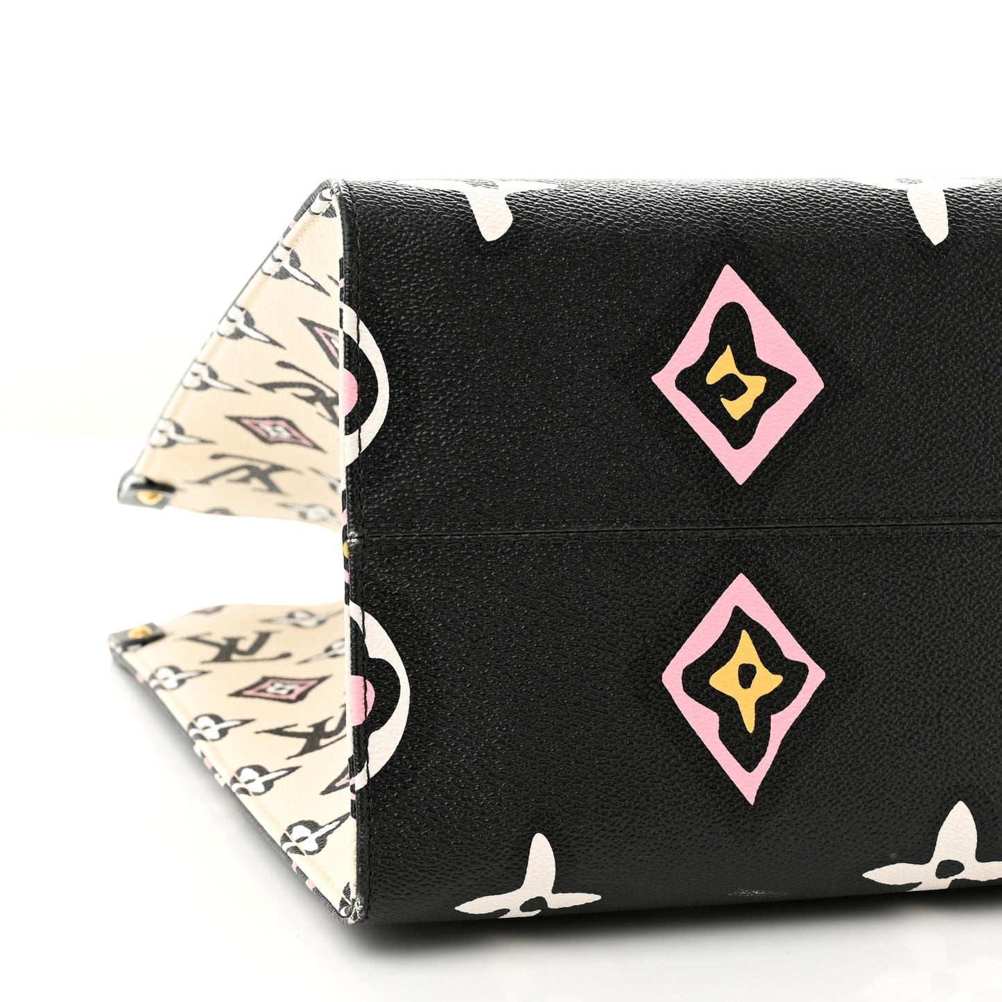 Monogram Giant Wild At Heart Onthego GM Black