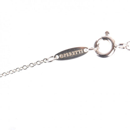 Tiffany Sterling Silver Diamond .09ctw Elsa Peretti Diamonds by the Yard Three Station Necklace 5 of 7