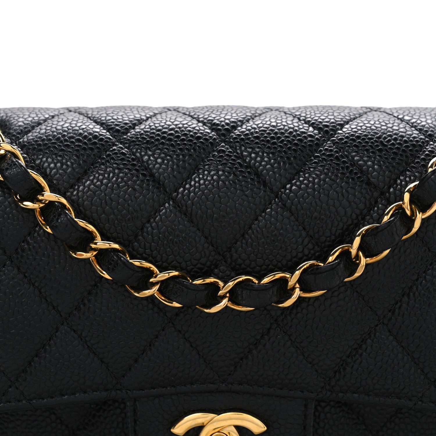 Chanel Caviar Quilted Small Double Flap Black 8 of 11