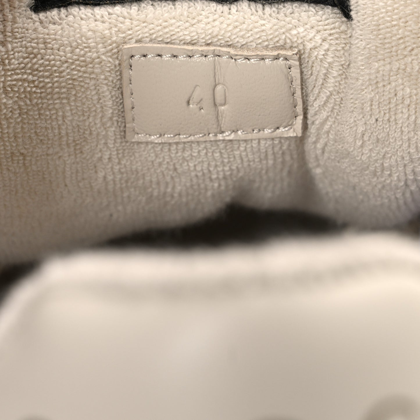 Nylon Nubuck Web Womens Screener Sneakers 40 Mystic White Dusty Milk