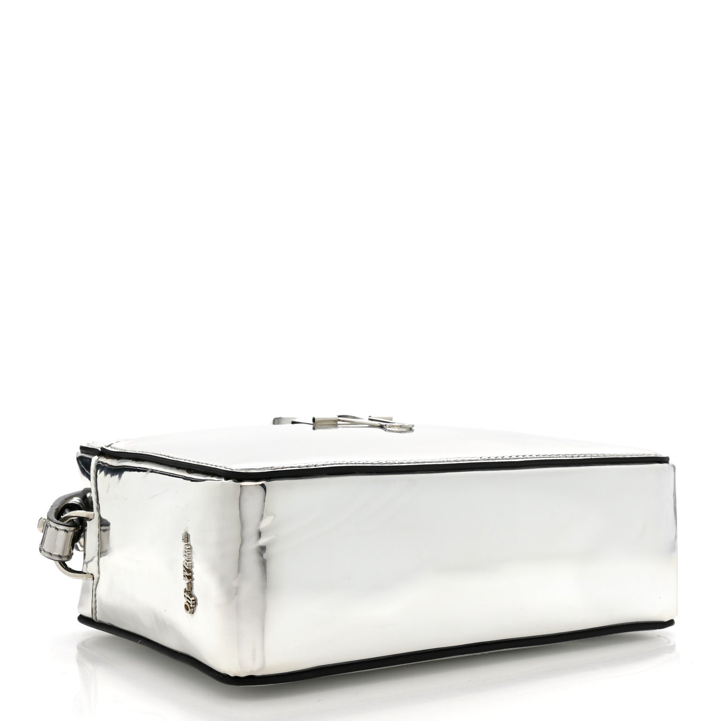 Patent Mirror Binder Clip Camera Belt Bag Silver